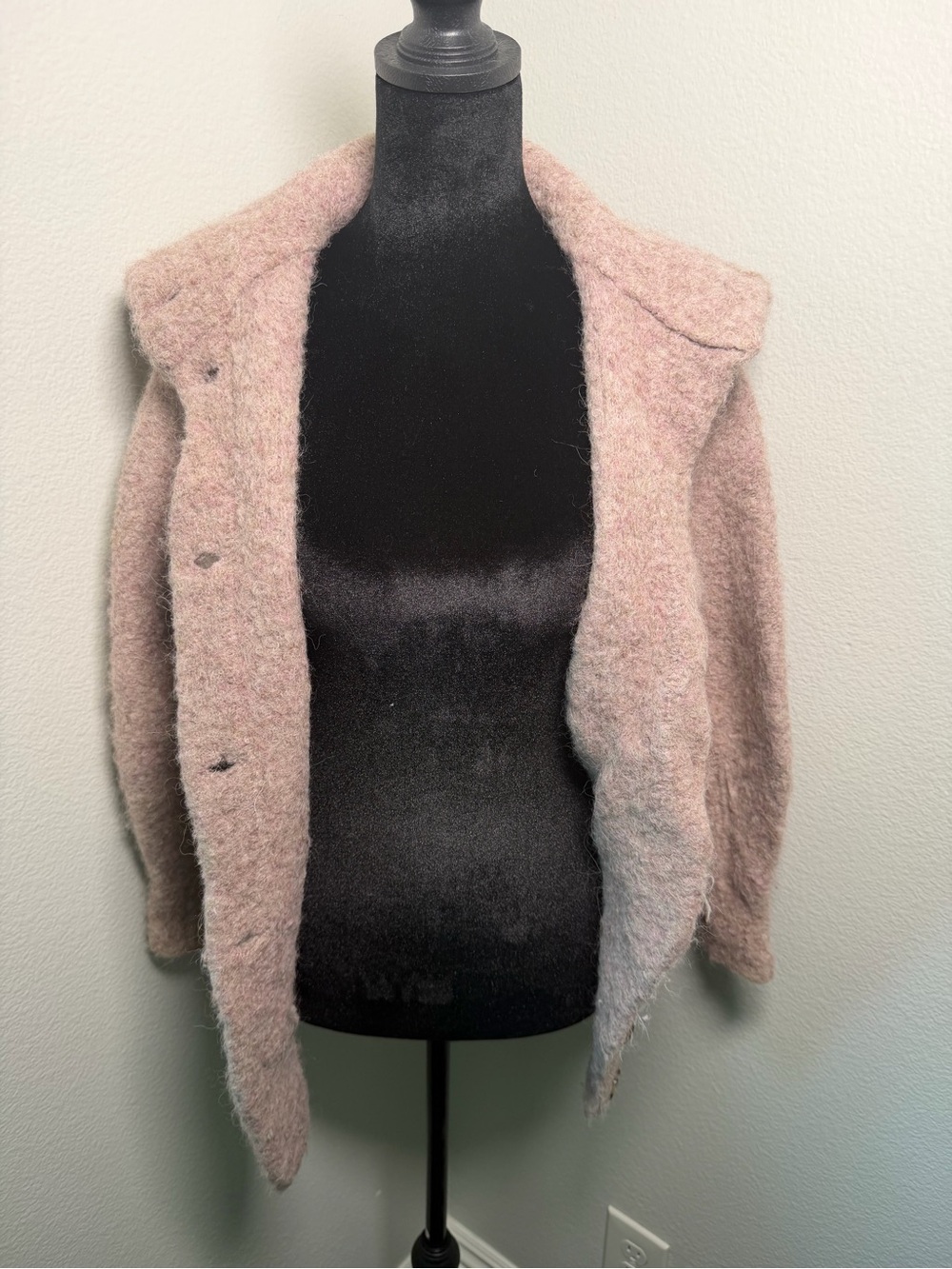 Wilfred Aritzia Lilac/Light Pink Alpaca Cardigan Size XS - Picture 7 of 10